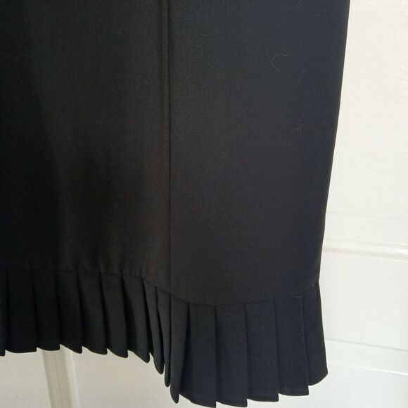 Danny & Nicole Black Sheath Midi Dress Scoop Neckline Sleeveless Cocktail - Picture 6 of 9